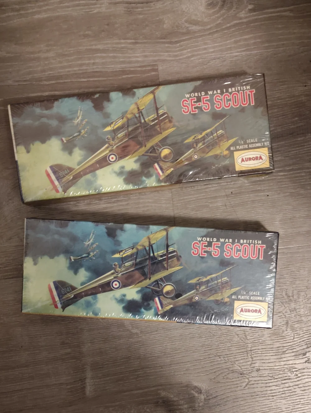 SE-5 Scout World War I Model Kit - Green by Aurora